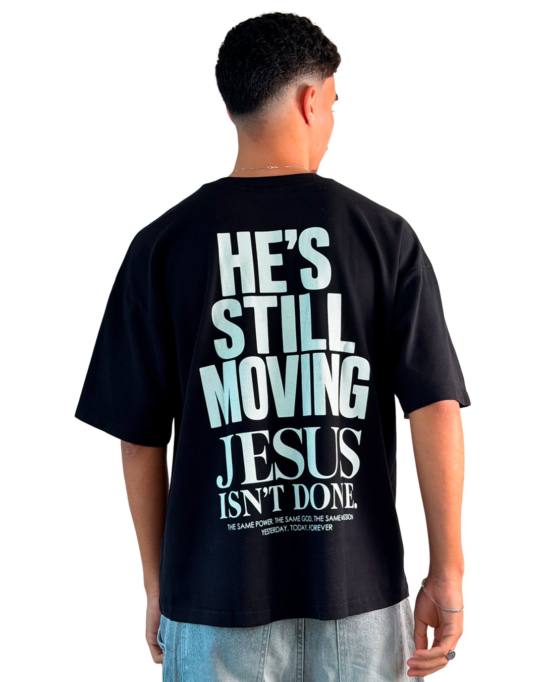 Jesus Moving. — Preta, costas