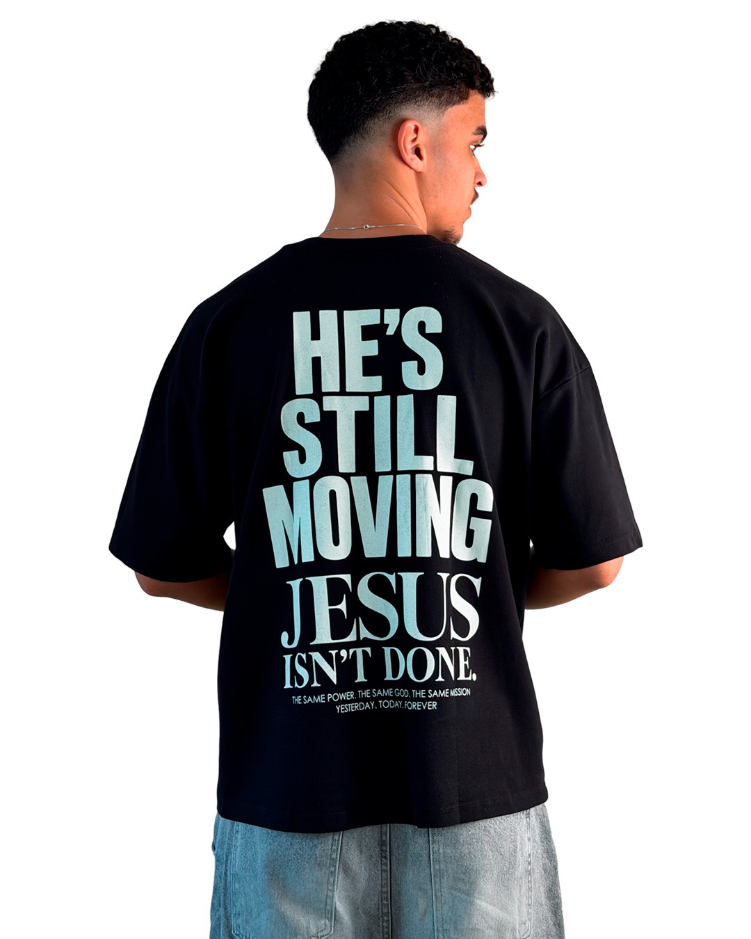 Jesus Moving. — Preta, costas